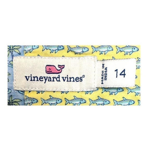 Vineyard Vines Kids Original Patchwork Every Day Beach Shorts in Multicolor - Picture 5 of 7